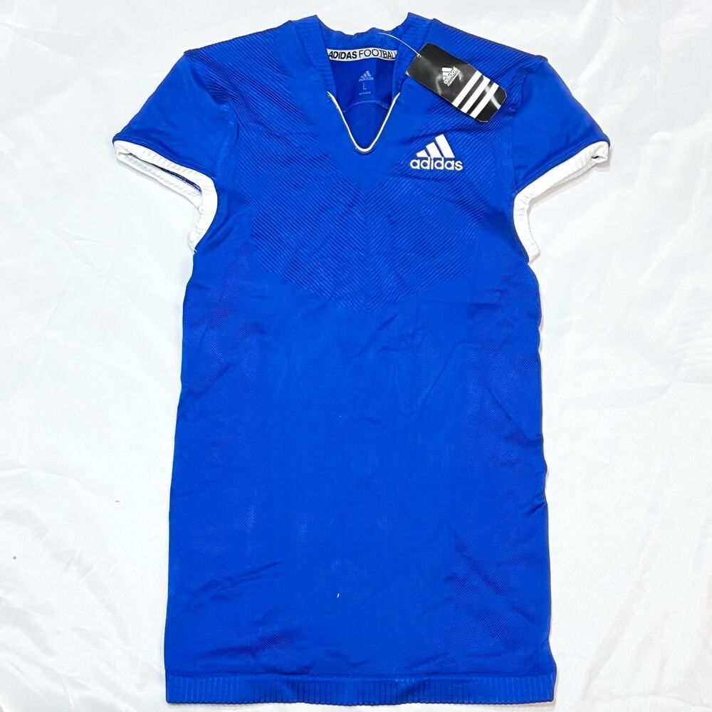 Adidas Primeknit A1 Football Jersey Men Large Royal Blue Stretch Technology New